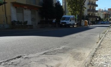Lavori di asfaltatura in via Montebello