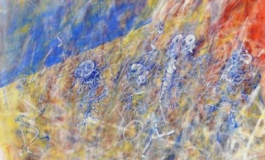 “Hiroshima 2”, la grande opera di Tancredi Parmeggiani sarà in mostra alla Peggy Guggenheim Collection di Venezia