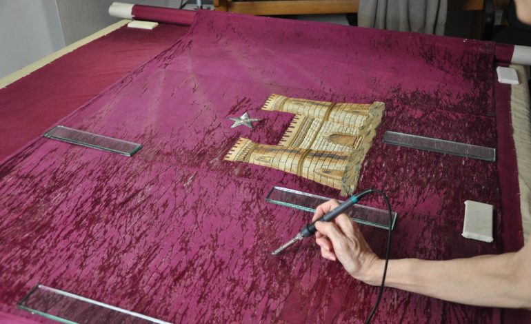 Restaurata la bandiera medaglia d’oro della Prima Guerra d’Indipendenza