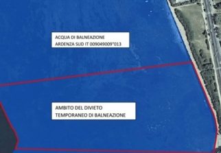 Divieto temporaneo di balneazione ad Ardenza Sud