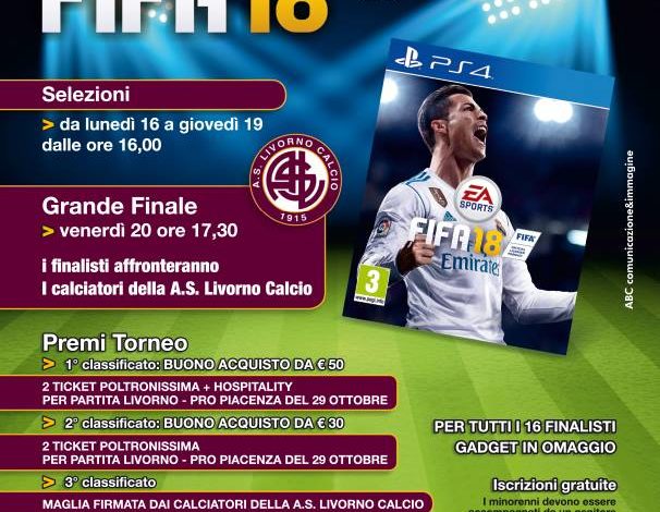Gioca a FIFA 18 con il Livorno!