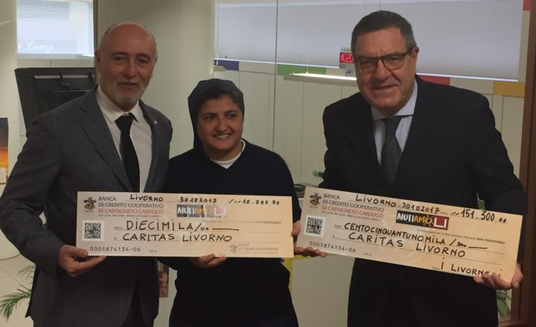 Alluvione: consegnati alla Caritas i proventi delle donazioni (151.300 euro)