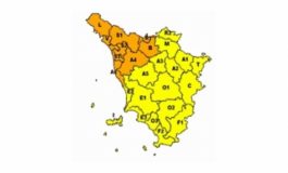 Allerta meteo arancione per forti temporali