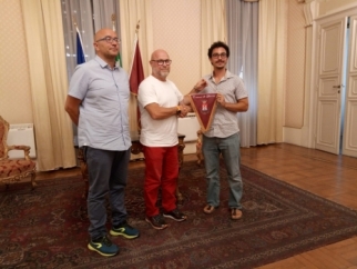 Ricevuto a Palazzo Comunale il ricercatore livornese Valerio Voliani