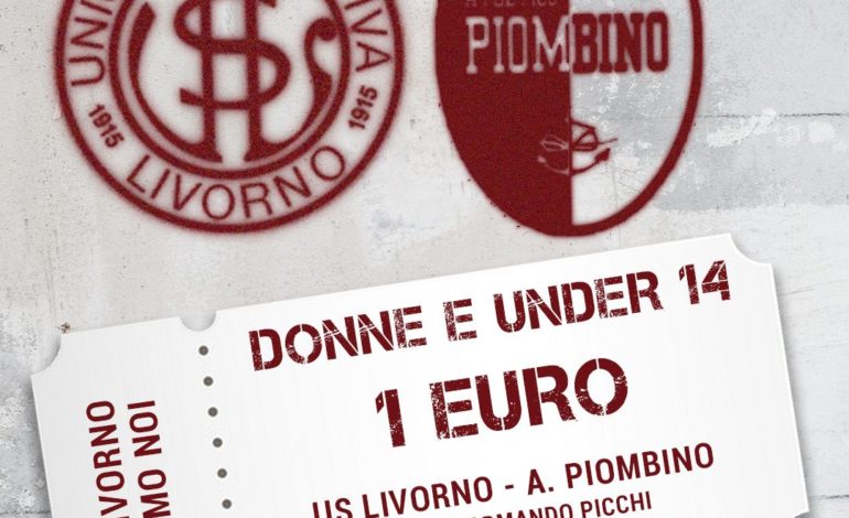 In vendita i biglietti per Livorno-Piombino, prezzo di 1 euro per donne e under 14
