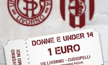 Livorno-Cuoiopelli, biglietti a 1 euro per donne e under 14
