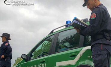 Scaricava le acque domestiche fuori fognatura. L'intervento dei forestali