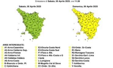 Allerta meteo gialla per vento forte