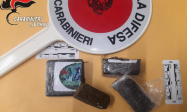 Sbarca all'Elba con 102 grammi di hashish, fermato e denunciato 19enne