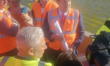 Il Ministro Salvini in visita alla Darsena Europa