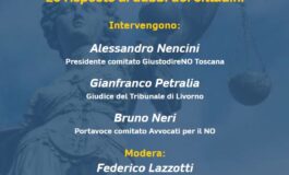 Referendum e giustizia: dibattito a Livorno giovedì 26 febbraio”