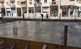 Nuovo mercato, maxi getto di calcestruzzo: prende forma la struttura in via Buontalenti