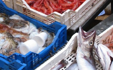 pesce al mercato