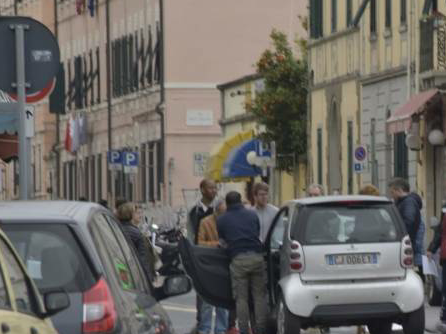 Commercianti in protesta a Colline