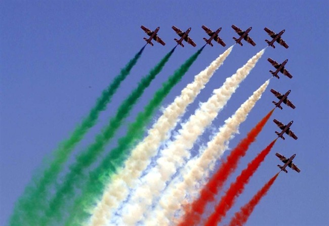 Ecco le Frecce Tricolori. Il 20 e 21 maggio sul cielo di Tirrenia