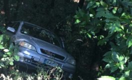 Finisce fuori strada giu' per un dirupo sul Romito: illesi due giovani