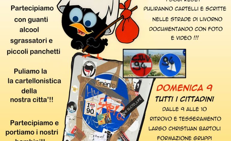 Degrado: prende il via la pulizia dei cartelli stradali