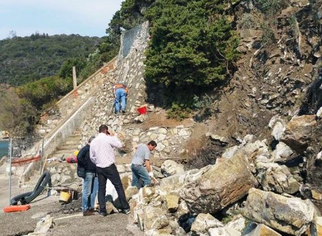 Partita la messa in sicurezza della falesia di Quercianella