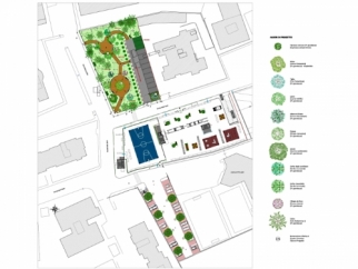 Un parco pubblico, una piazza e nuovi parcheggi