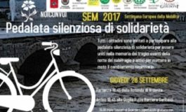 Pedalata silenziosa di solidarietà