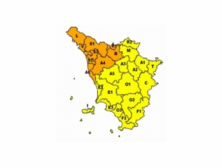 Allerta meteo arancione per forti temporali