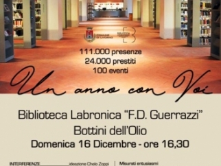 La Biblioteca dei Bottini dell’Olio compie un anno e festeggia