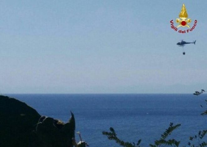 Fetovaia: a fuoco 5 ettari di macchia mediterranea