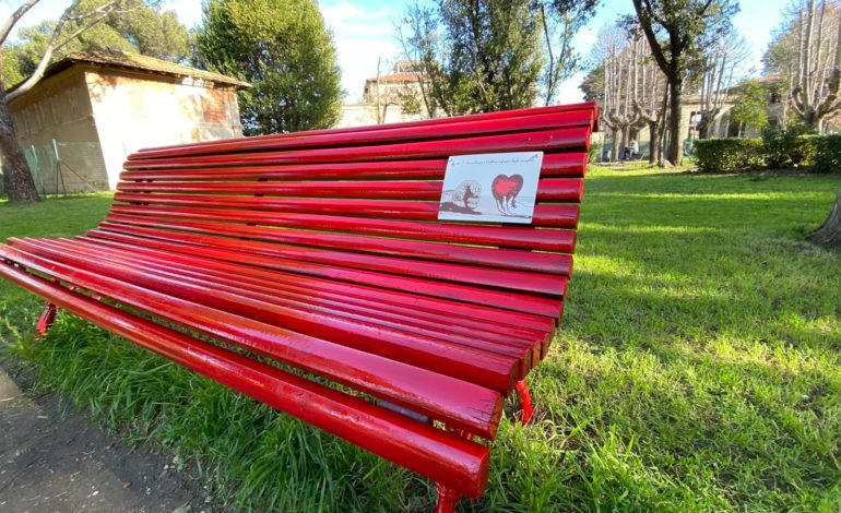 Panchina rossa contro violenza sulle donne