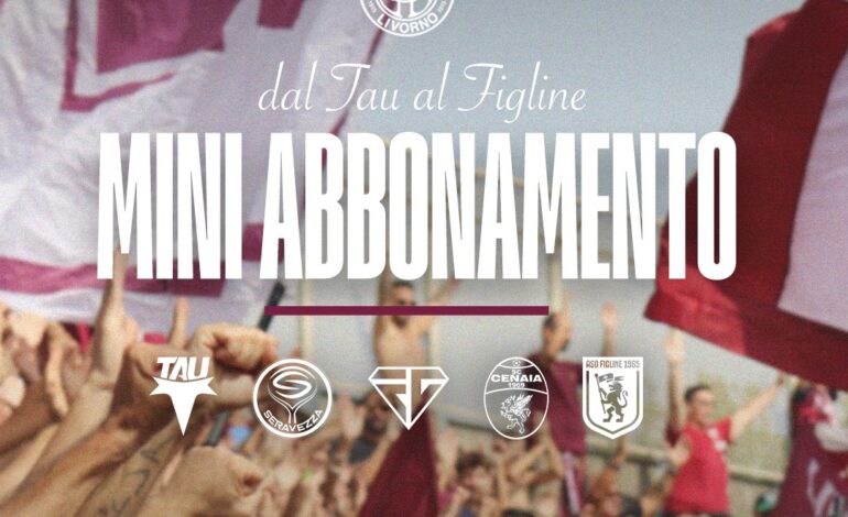 U.S. Livorno. Ecco il mini abbonamento