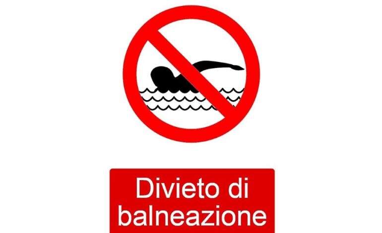 Dopo le forti piogge divieto preventivo di balneazione alla Bellana e alla Scalinata di Antignano