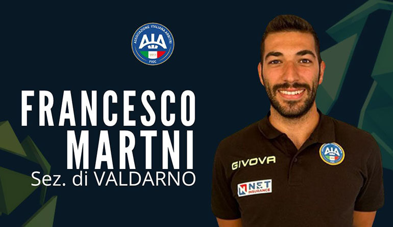 L’arbitro: al Picchi fischia Martini di Valdarno. Gara affidata ad un arbitro da trasferta