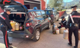 Forzano e rubano in un garage 25 litri di olio, due denunciati