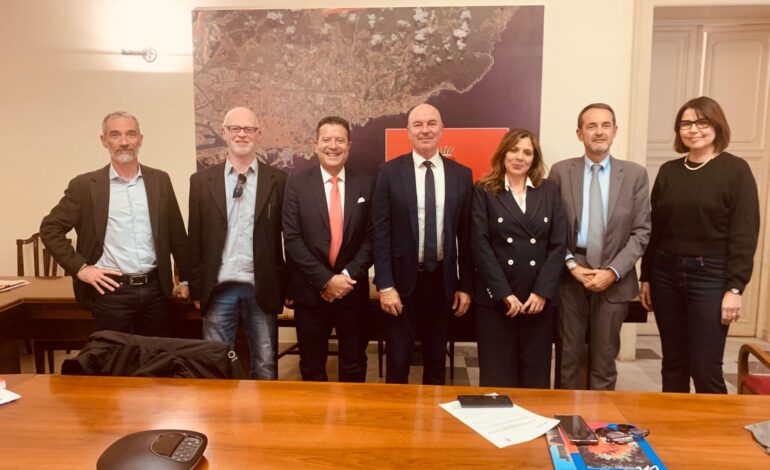 Il sindaco Salvetti in visita alla sede Ispra