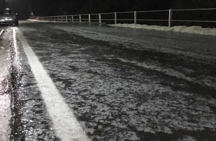 Codice giallo per ghiaccio fino alle ore 12 di domani 1 gennaio
