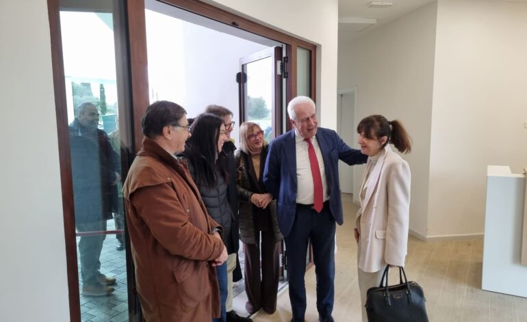 Giani a Collesalvetti in visita alla nuova Casa di Comunità finanziata con fondi PNRR