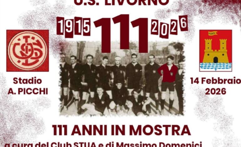 Allo stadio Armando Picchi in mostra 111 anni di storia dell’US Livorno 1915