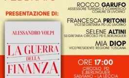 “La guerra della finanza”, a Livorno la presentazione del libro di Alessandro Volpi