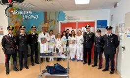 Livorno: i Carabinieri portano doni e auguri ai piccoli pazienti del reparto di Pediatria