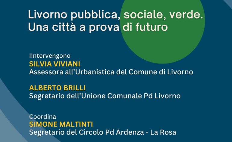 Livorno pubblica, sociale e verde: incontro sul piano operativo comunale