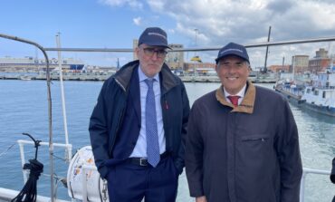 Il nuovo Presidente di Assoporti in visita al porto di Livorno