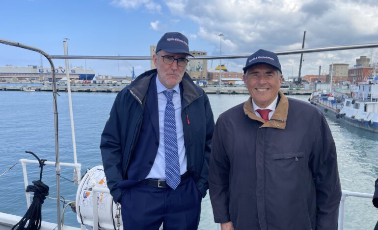 Il nuovo Presidente di Assoporti in visita al porto di Livorno