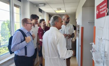 Visita speciale in ospedale: i giocatori della Libertas dai bambini della Pediatria
