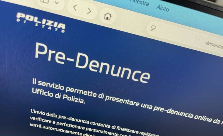 Denunce online: attivo il nuovo servizio della Polizia di Stato