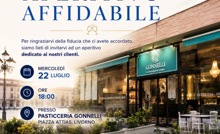 Energia Affidabile riunisce i suoi clienti a Livorno: aperitivo in piazza Attias per ringraziare chi ha scelto l’azienda