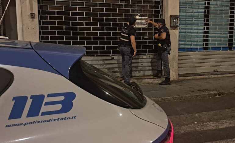 Quiete pubblica, il Questore chiude un pubblico esercizio in centro
