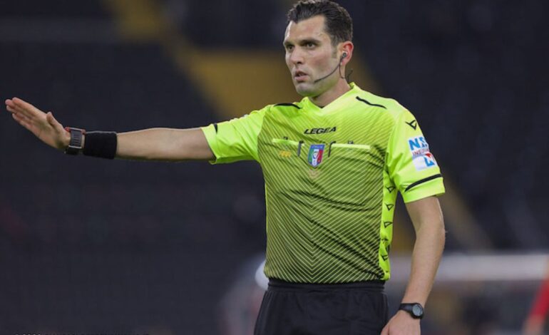 Davide Gandino sarà l’arbitro di Guidonia-Livorno: primo incrocio con gli amaranto