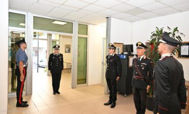 Visita del Generale Solazzo al comando provinciale