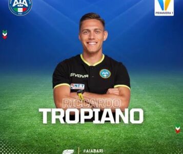 Livorno-Grosseto, arbitra Tropiano di Bari, con il pisano Palermo all'FVS
